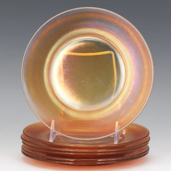 SIX ANTIQUE IMPERIAL GOLD