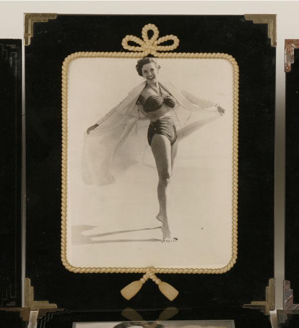 Six Art Deco frames including