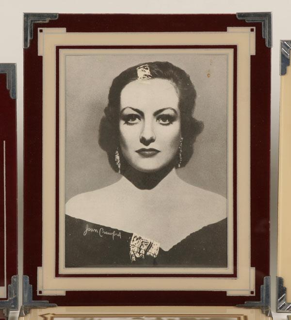 Six Art Deco frames including