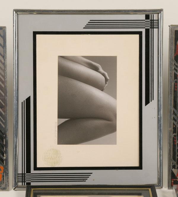 Six Art Deco frames including