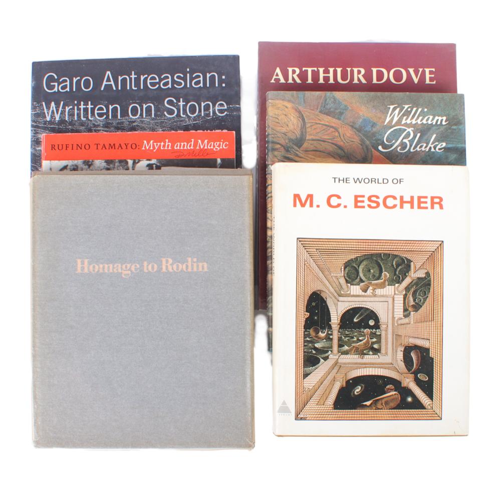 SIX ART REFERENCE BOOKS: ESCHER,