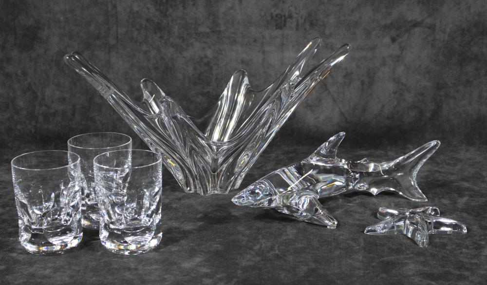 SIX ARTICLES OF FRENCH BACCARAT