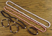 SIX ARTICLES OF GEMSTONE BEAD
