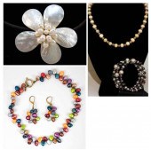 SIX ARTICLES OF PEARL JEWELRY,