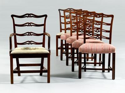 Six Artisan Shop dining chairs: