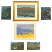 SIX ARTWORKS, INCLUDING FIVE B