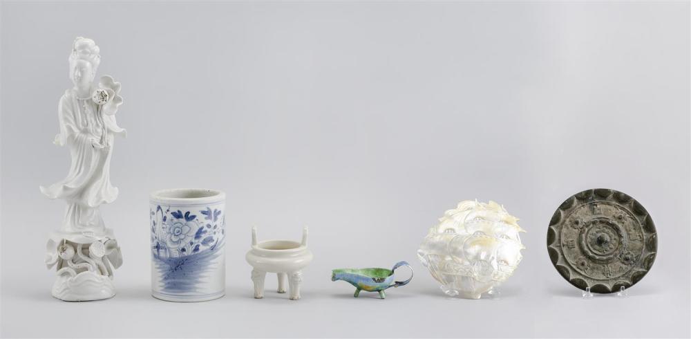 SIX ASSORTED CHINESE ITEMSSIX