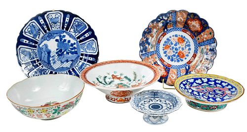 SIX ASSORTED CHINESE PORCELAIN