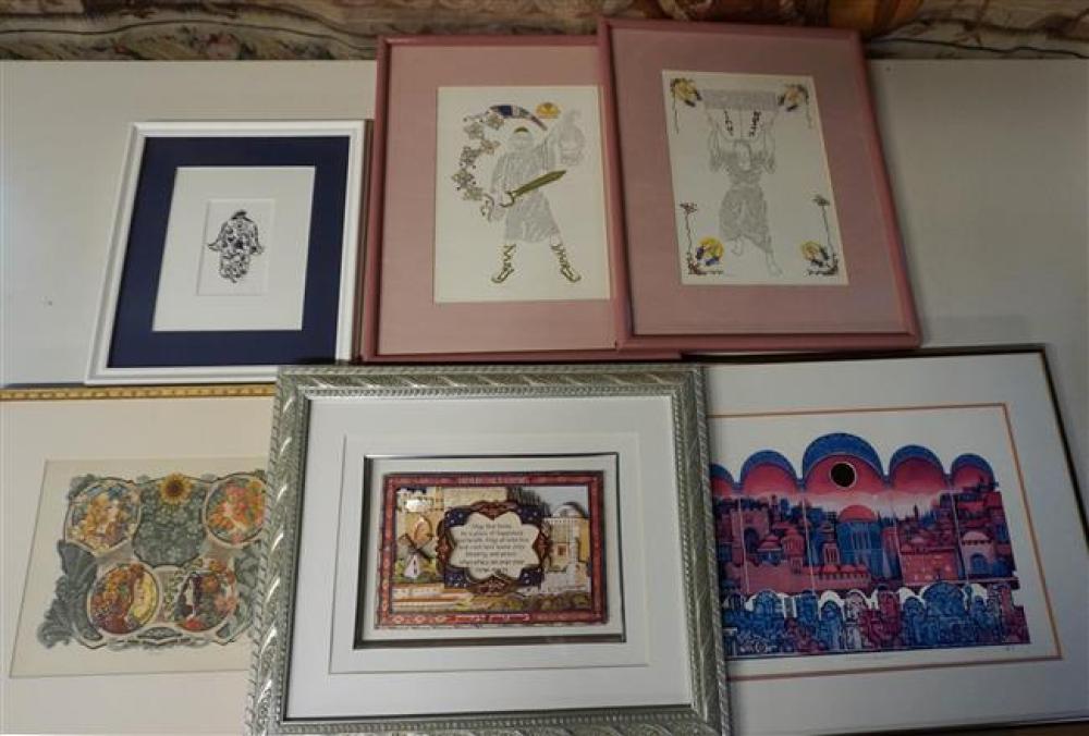 SIX ASSORTED CONTEMPORARY WORKS