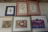 SIX ASSORTED CONTEMPORARY WORK