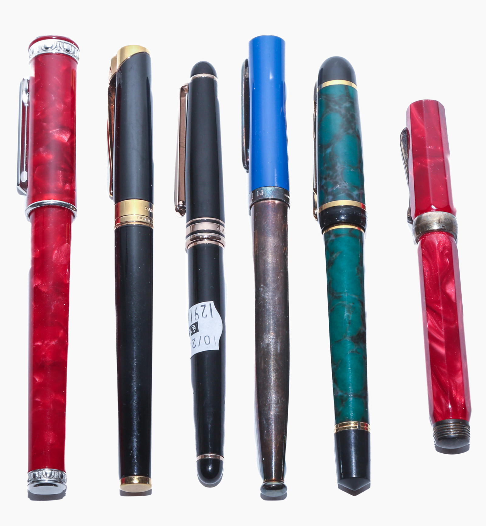 SIX ASSORTED FOUNTAIN PENS Makers
