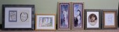 SIX ASSORTED FRAMED WORKS OF A