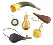 SIX ASSORTED HUNTING AND WEAPO