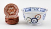 SIX ASSORTED JAPANESE PORCELAI