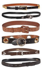 SIX ASSORTED LEATHER LADIES BE