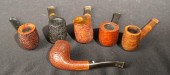 SIX ASSORTED TEXTURED BRIAR TO