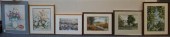 SIX ASSORTED WATERCOLORSSix As