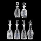 SIX ASSORTED WATERFORD CRYSTAL