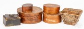 SIX ASSORTED WOOD BOXESSix ass