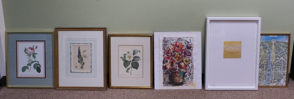 SIX ASSORTED WORKS OF ARTSix