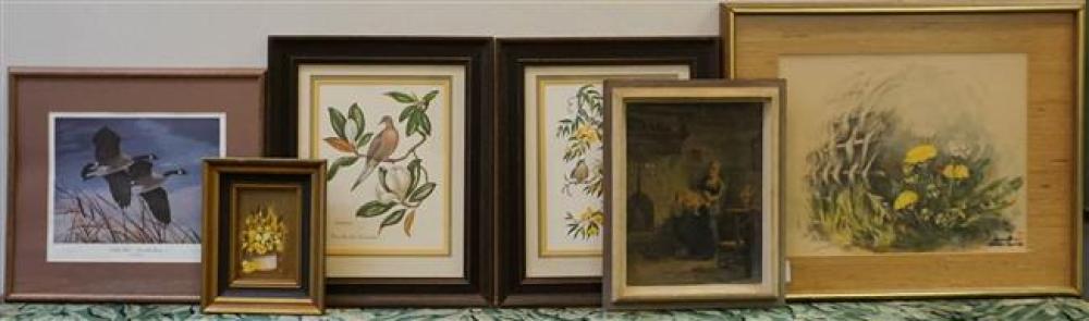 SIX ASSORTED WORKS OF ARTSix
