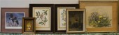 SIX ASSORTED WORKS OF ARTSix A
