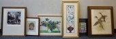 SIX ASSORTED WORKS OF ARTSix A