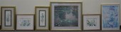 SIX ASSORTED WORKS OF ARTSix A