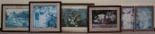 SIX ASSORTED WORKS OF ARTSix A