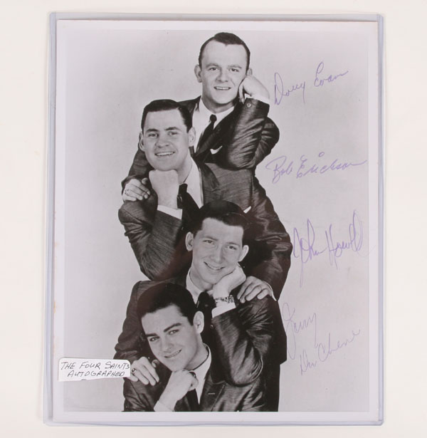 Six autographed 8" x 10" promo