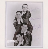 Six autographed 8" x 10" promo
