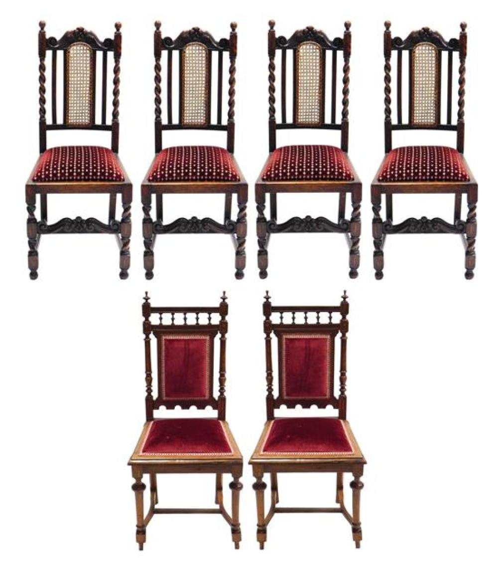 SIX BAROQUE/ JACOBEAN STYLE