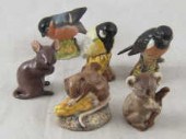Six Beswick ceramc miniatures