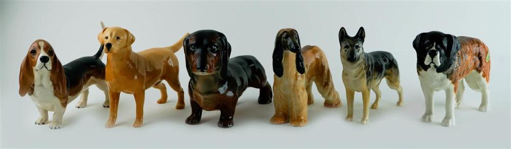 SIX BESWICK ENGLAND PORCELAIN