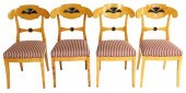 SIX BIEDERMEIER CHAIRS, FIGURE
