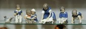 SIX BING & GRONDAHL FIGURINES.
