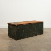 SIX BOARD PINE BLANKET CHEST,