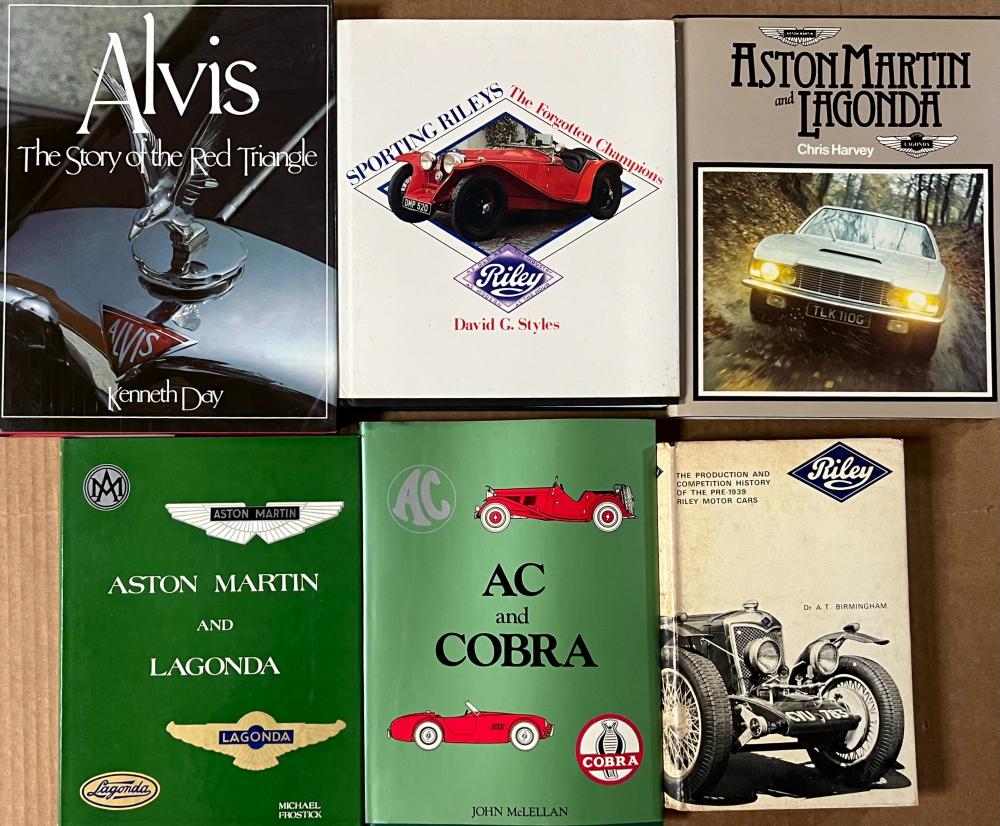 SIX BOOKS ON BRITISH SPORTS CARS,