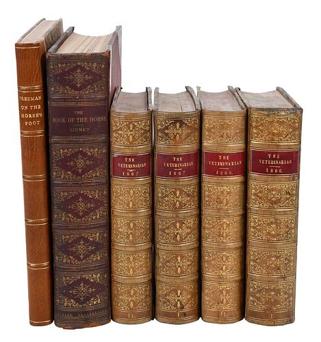SIX BOOKS ON HORSES,