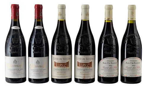 SIX BOTTLES 2001 ASSORTED