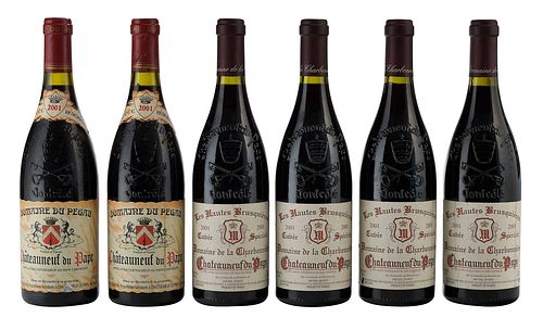 SIX BOTTLES 2001 DOMAINE DU