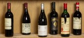 SIX BOTTLES OF RED WINE Six bo
