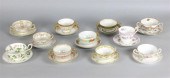 SIX BOUILLON CUPS AND FIVE COF