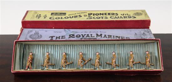 Six boxed sets of Britains lead