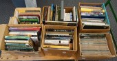 SIX BOXES OF BOOKS RELATING TO