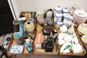 SIX BOXES OF MID CENTURY POTTE
