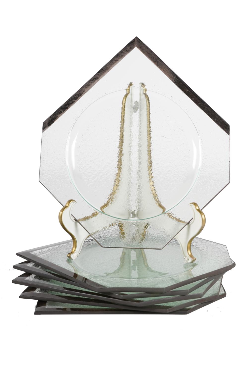 SIX BRUCE BORTIN GLASS