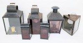 SIX CARRYING AND HANGING TIN L