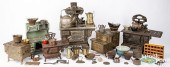 SIX CAST IRON TOY STOVESSix ca