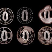 Six Cast Iron Tsuba
19TH CENTU